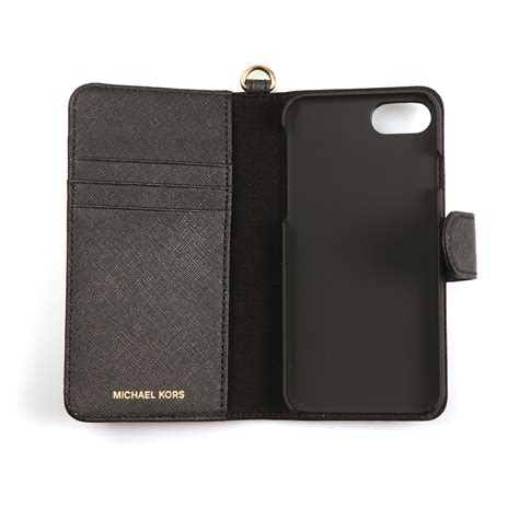 michael kors saffiano leather folio phone case for iphone x|Color.